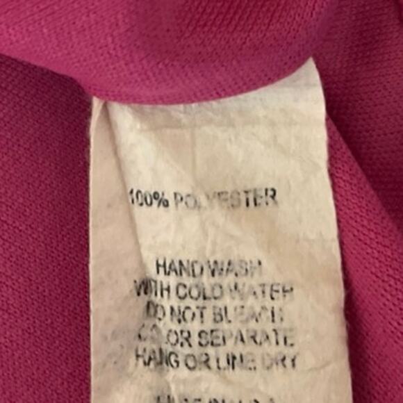 Pink Owl Pink Blue Geometric Sleeveless Belted Cami Camisole Midi Tank Dress 4X - Picture 6 of 6